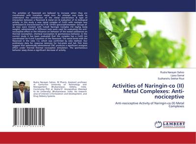 Activities of Naringin-co (II) Metal Complexes: Anti-nociceptive