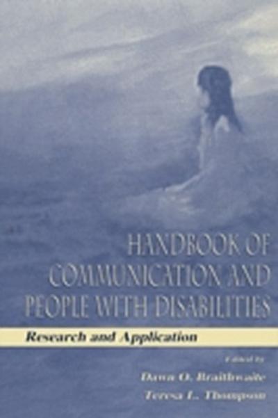 Handbook of Communication and People With Disabilities