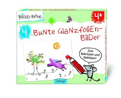 Krickel-Krakel 4 Bunte Glanzfolienbilder