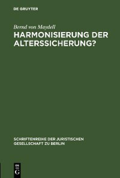 Harmonisierung der Alterssicherung?