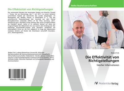 Die Effektivität von Richtigstellungen