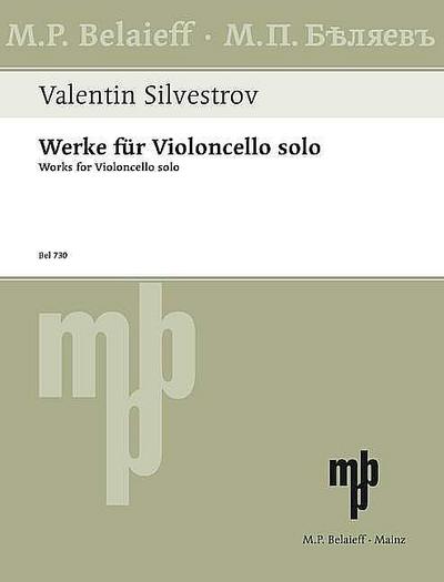 Werkefür Violoncello solo