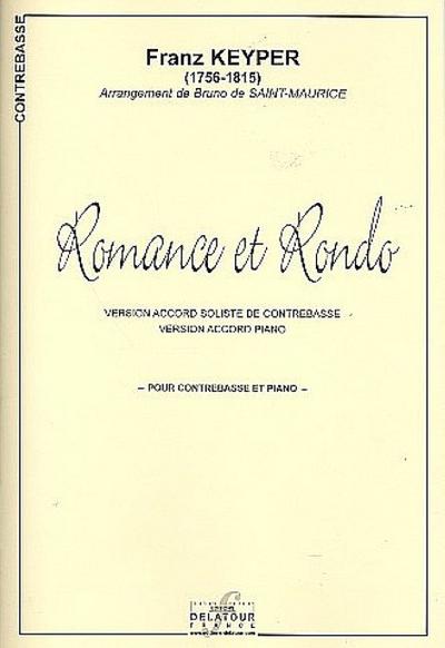 Romance et rondo pour contrebasseet piano