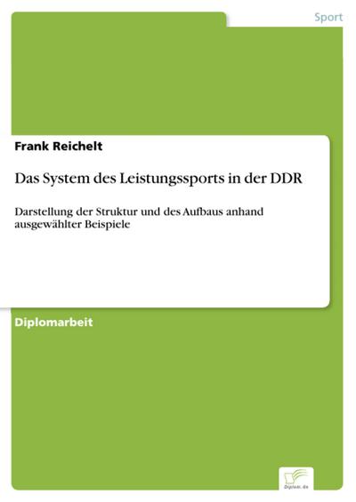 Das System des Leistungssports in der DDR