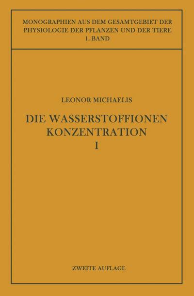 Die Wasserstoffionenkonzentration