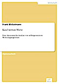 Kauf versus Miete
