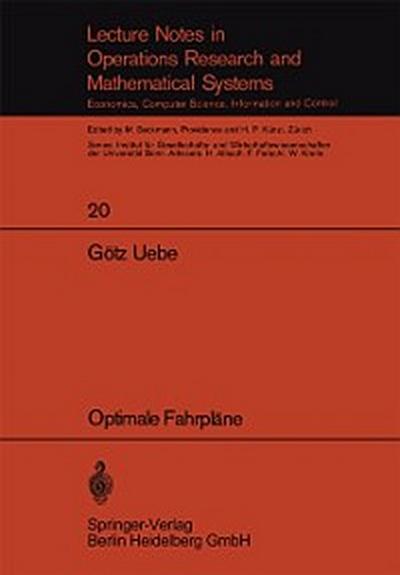 Optimale Fahrpläne