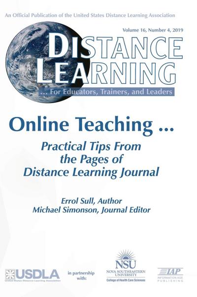 Distance Learning  - Volume 16 Issue 4 2019
