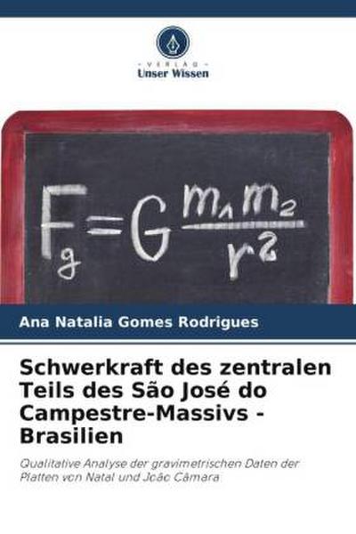 Schwerkraft des zentralen Teils des São José do Campestre-Massivs - Brasilien