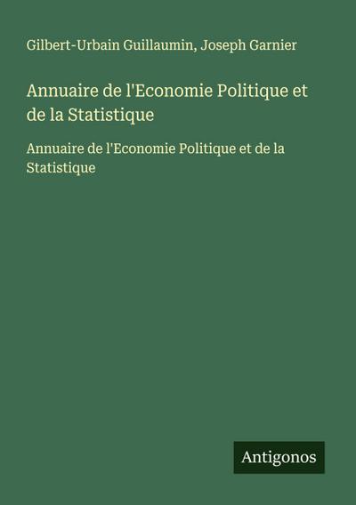 Annuaire de l’Economie Politique et de la Statistique