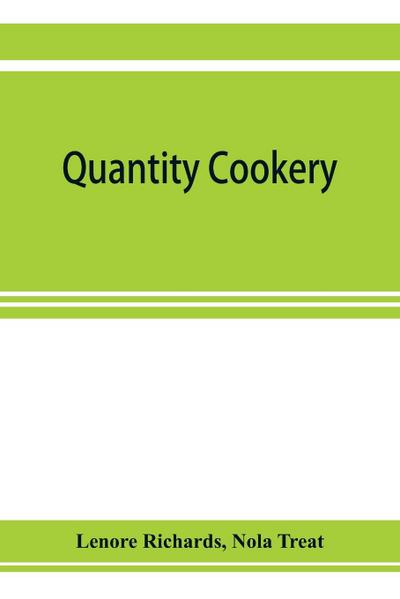 Quantity cookery