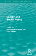Energy and Social Policy (Routledge Revivals)