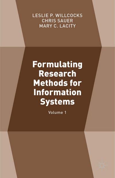 Formulating Research Methods for Information Systems