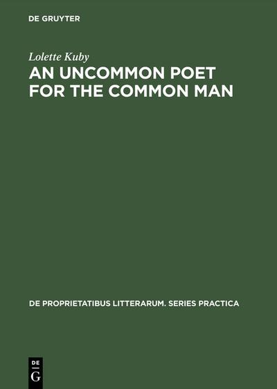 An Uncommon Poet for the Common Man