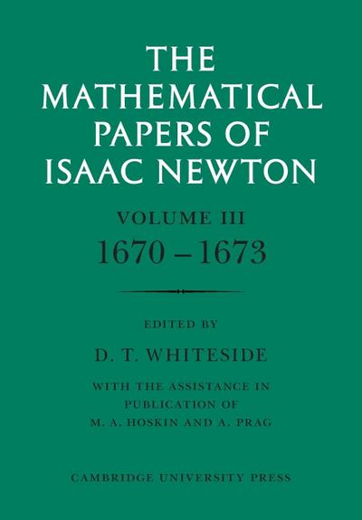 The Mathematical Papers of Isaac Newton