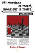 Felicitations et merci, monsieur le maire