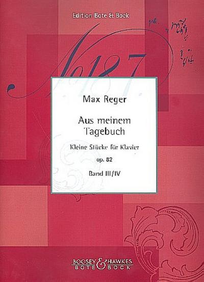 Aus meinem Tagebuch op.82 Band 3/4für Klavier