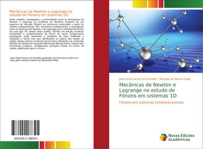 Mecânicas de Newton e Lagrange no estudo de Fônons em sistemas 1D