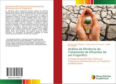 Análise da Eficiência do Tratamento de Efluentes de um Frigorífico