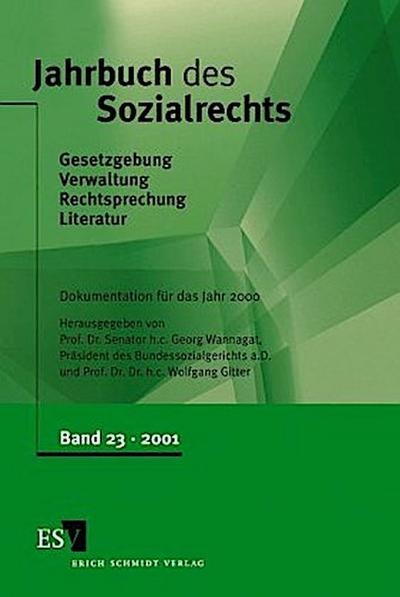 Jahrbuch des Sozialrechts, Band 23