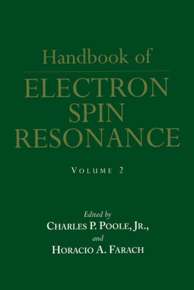 Handbook of Electron Spin Resonance