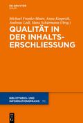 Qualität in der Inhaltserschließung
