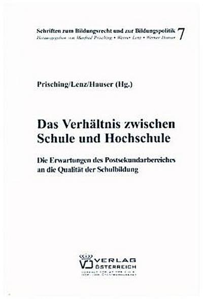 Das Verhältnis zwischen Schule und Hochschule