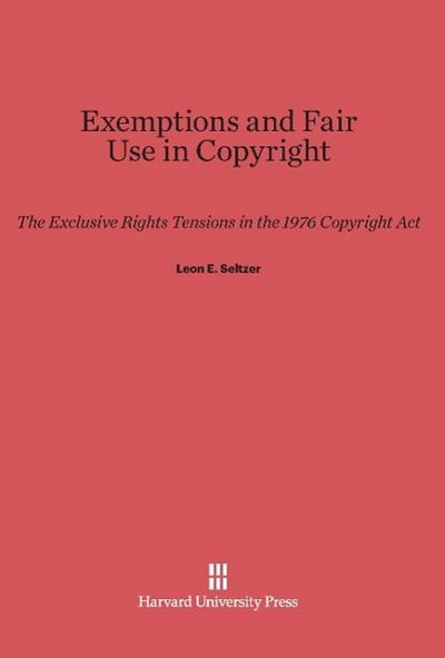 Exemptions and Fair Use in Copyright