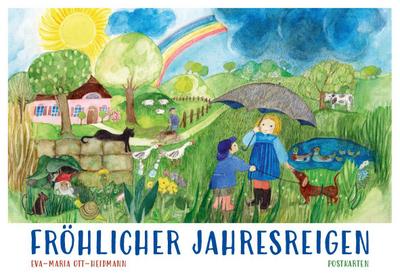 Postkartenbuch ’Fröhlicher Jahresreigen’