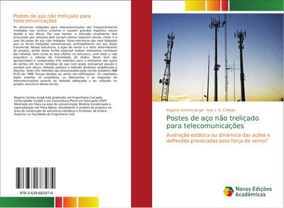 Postes de aço não treliçado para telecomunicações