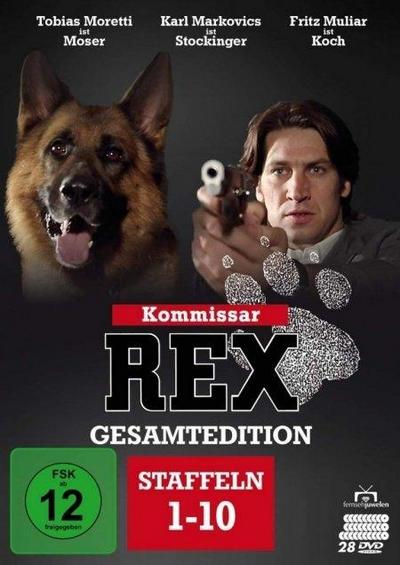Kommissar Rex - Gesamtedition (Staffeln 1 bis 10 - Alle 119 Folgen) + Bonus-Disc. 28 DVDs