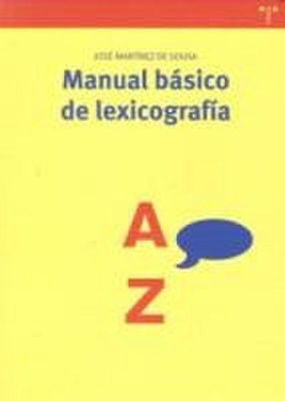 Manual básico de lexicografía