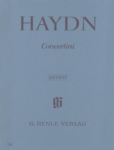 Joseph Haydn - Concertini für Klavier (Cembalo) mit zwei Violinen und Violoncello