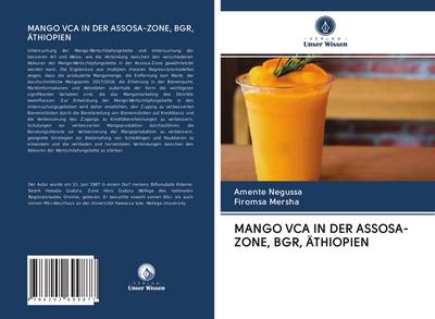 MANGO VCA IN DER ASSOSA-ZONE, BGR, ÄTHIOPIEN