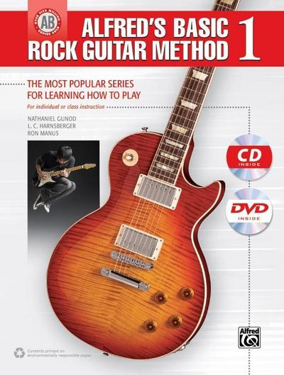 Alfred’s Basic Rock Guitar Method 1, m. 1 Audio-CD, m. 1 Audio-DVD