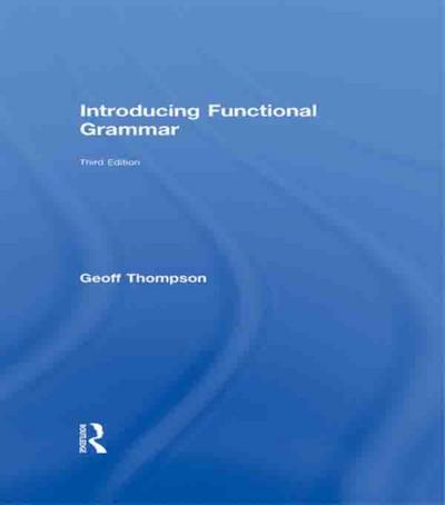 Introducing Functional Grammar