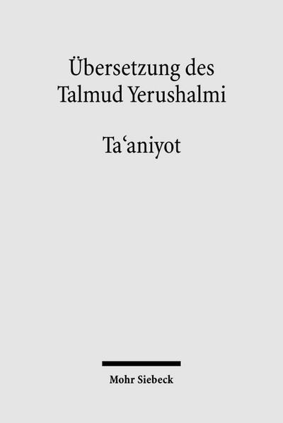 Übersetzung des Talmud Yerushalmi Übersetzung des Talmud Yerushalmi. Tl.9