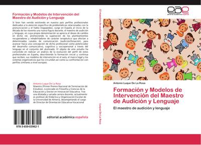 Formación y Modelos de Intervención del Maestro de Audición y Lenguaje