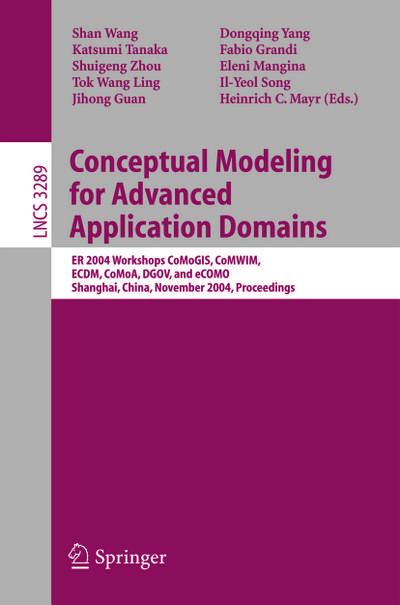 Conceptual Modeling for Advanced Application Domains