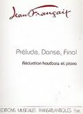 Prelude, danse et finalpour hautbois et piano