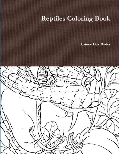 Reptiles Coloring Book