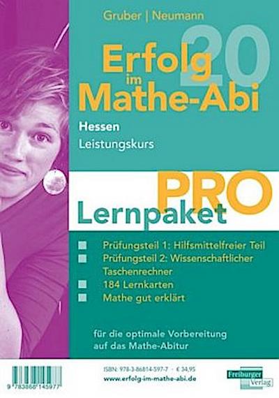 Erfolg im Mathe-Abi 2020 Hessen Lernpaket ’Pro’ Leistungskurs, 3 Teile