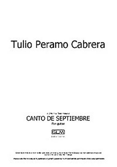 Canto de Septiembre