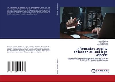 Information security: philosophical and legal aspects