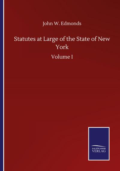 Statutes at Large of the State of New York