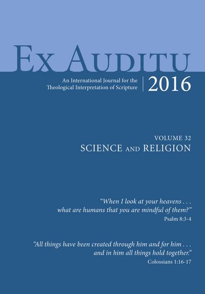 Ex Auditu - Volume 32