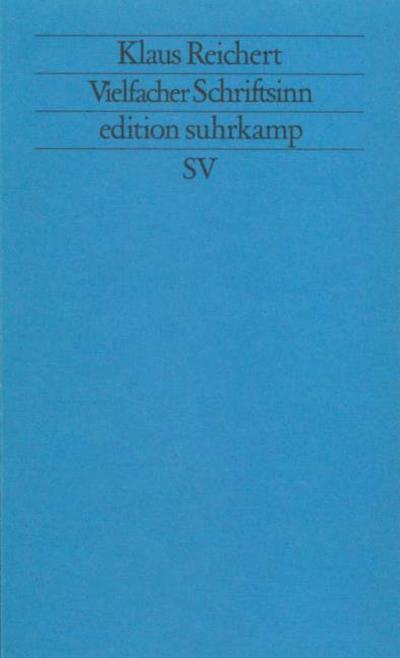 Vielfacher Schriftsinn
