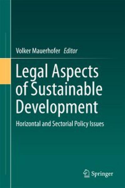 Legal Aspects of Sustainable Development