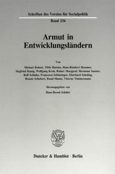 Armut in Entwicklungsländern.