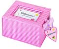 Baby-Schatzkästchen "Willkommen!" (rosa)